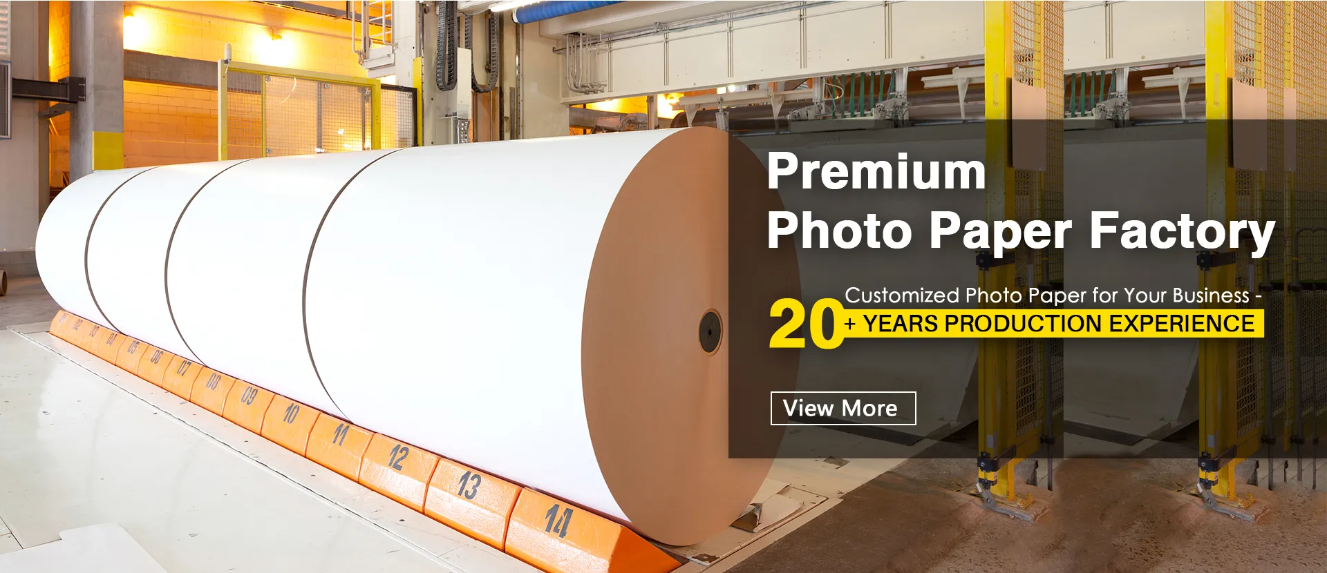 Photo Paper Factory Banner